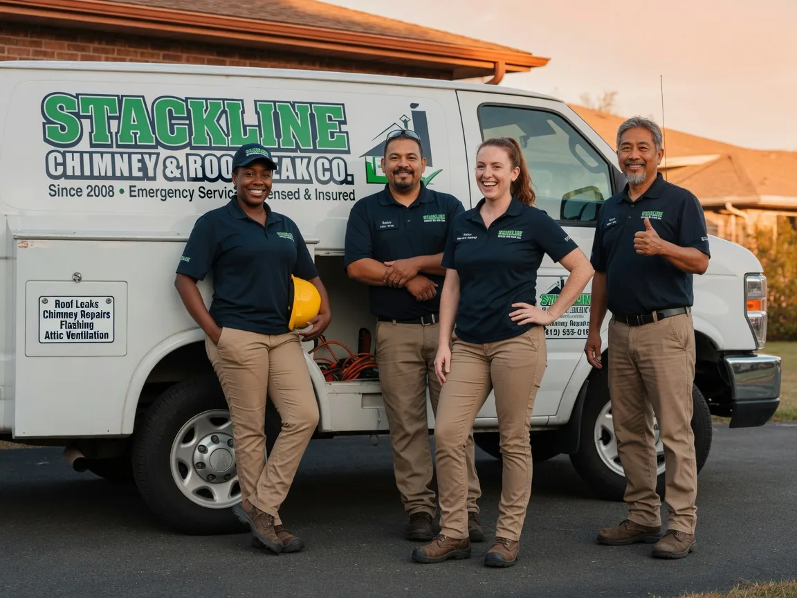 Chimney flashing repair company in Wister, OK